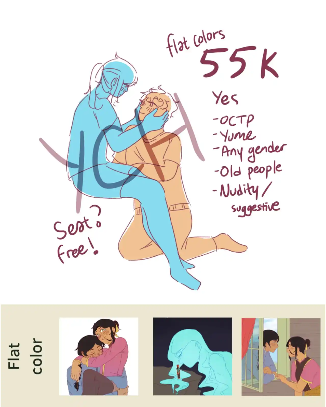 Image from LAPAK COMMS ID 🦭: *Open Commis YCH Couple*  *Slot*: 0/5 *ToS*:  • Harga adalah untuk has...