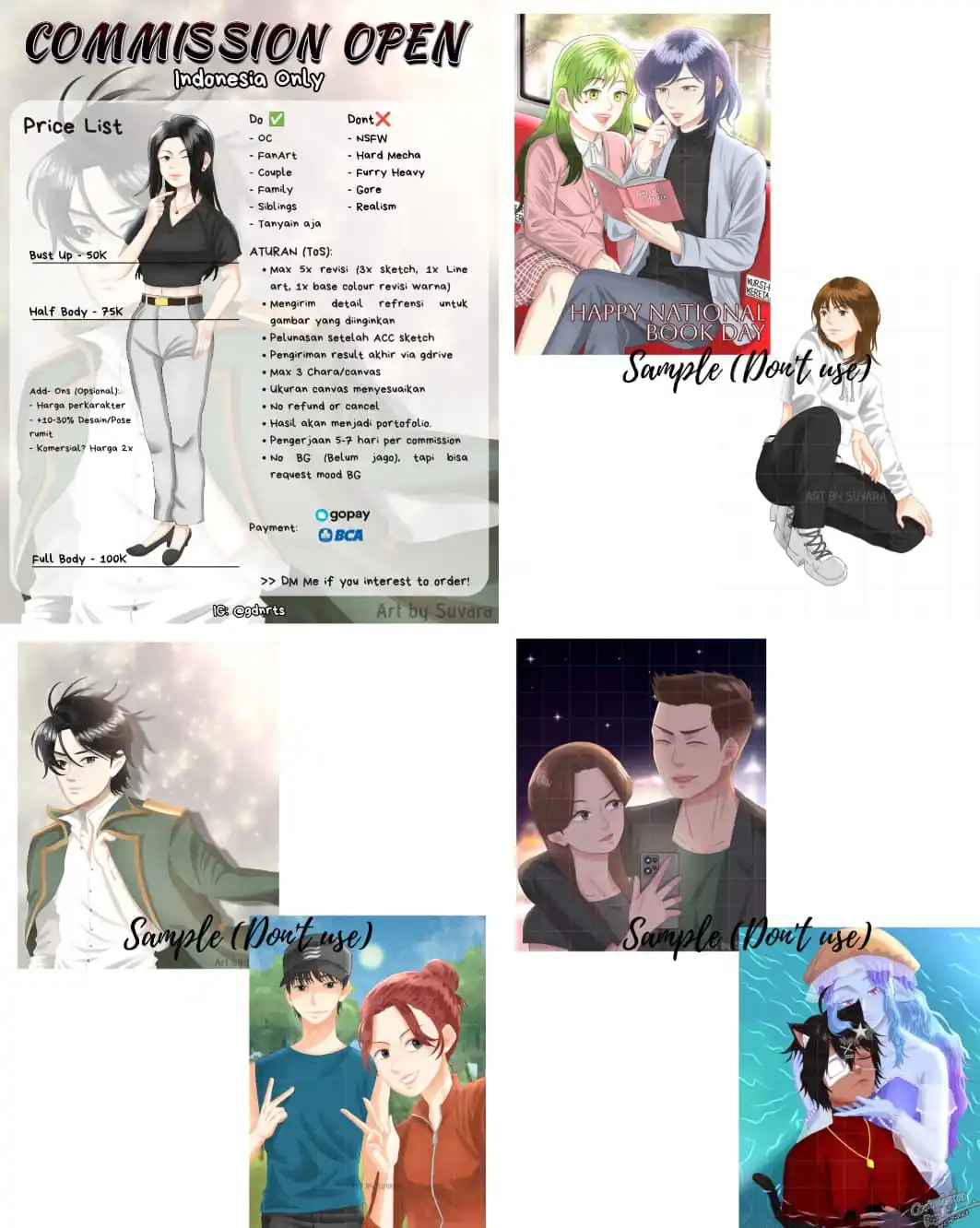 Image from LAPAK COMMS ID 🦭: [OPEN COMMISSION] Suvara ArtCommission Room  Hai! Aku pertama kali buk...