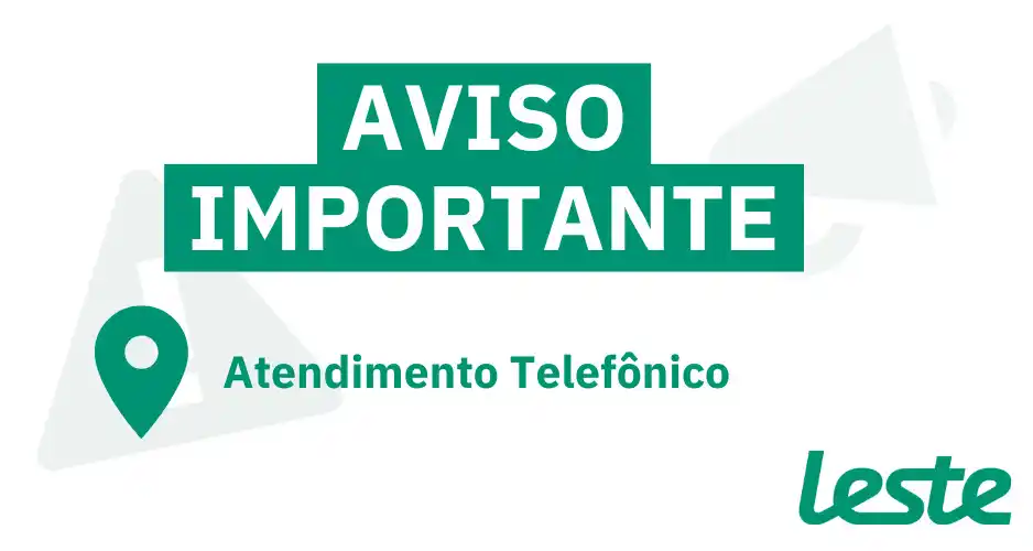 Image from Leste: *📢 Problemas na Central de atendimento!! 📞*  Identificamos um proble...
