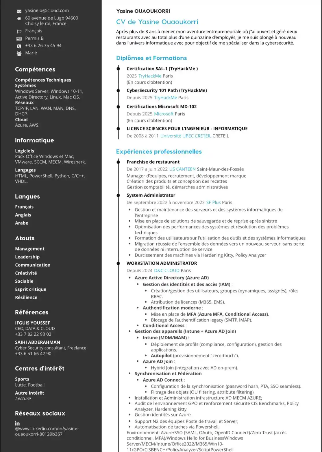 Image from ✨Oummah Connexion✨: ➡️ Recherche d’emploi | Homme 🚹 📣 Administrateur Systèmes & Cloud A...