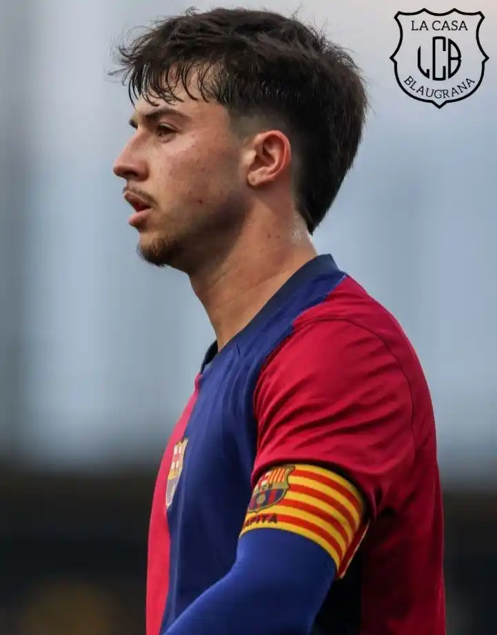 Image from La Casa Blaugrana 💙❤️ (FC Barcelona | Lamine Yamal | Lionel Messi): 🇷🇸✈️ El capitán del Juvenil A del FC Barcelona, Hugo Alba, se marcha...