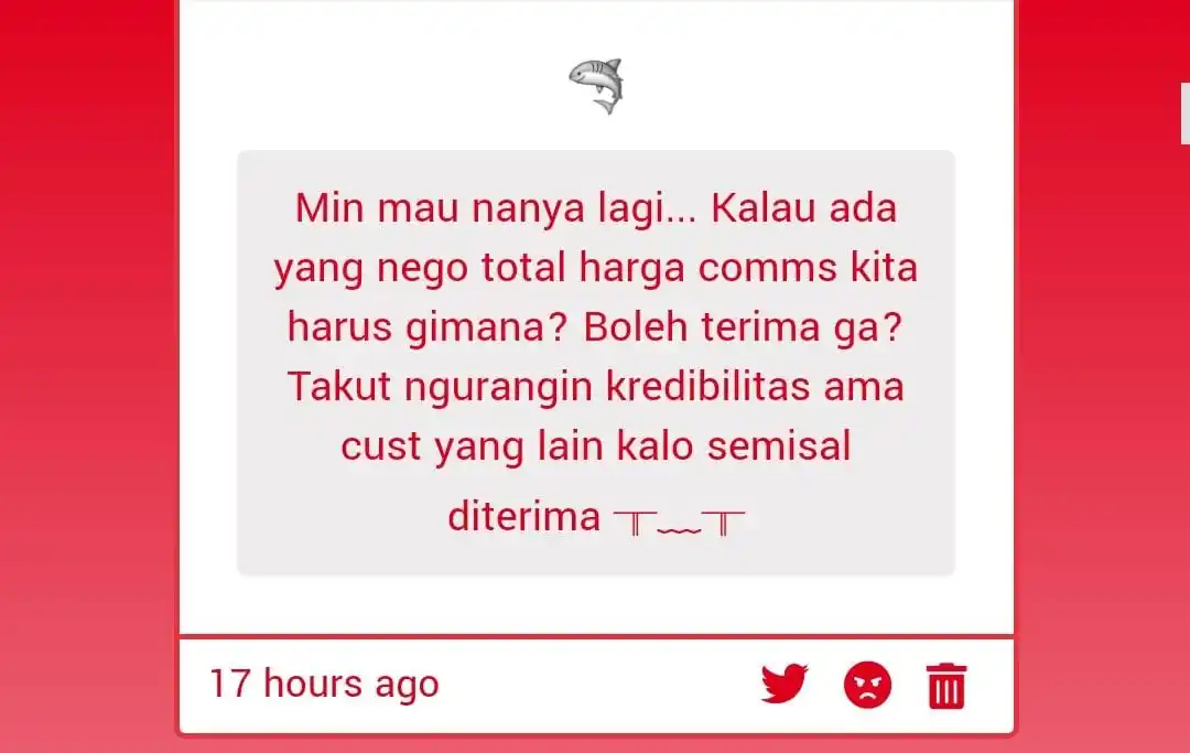 LAPAK COMMS ID 🦭 post