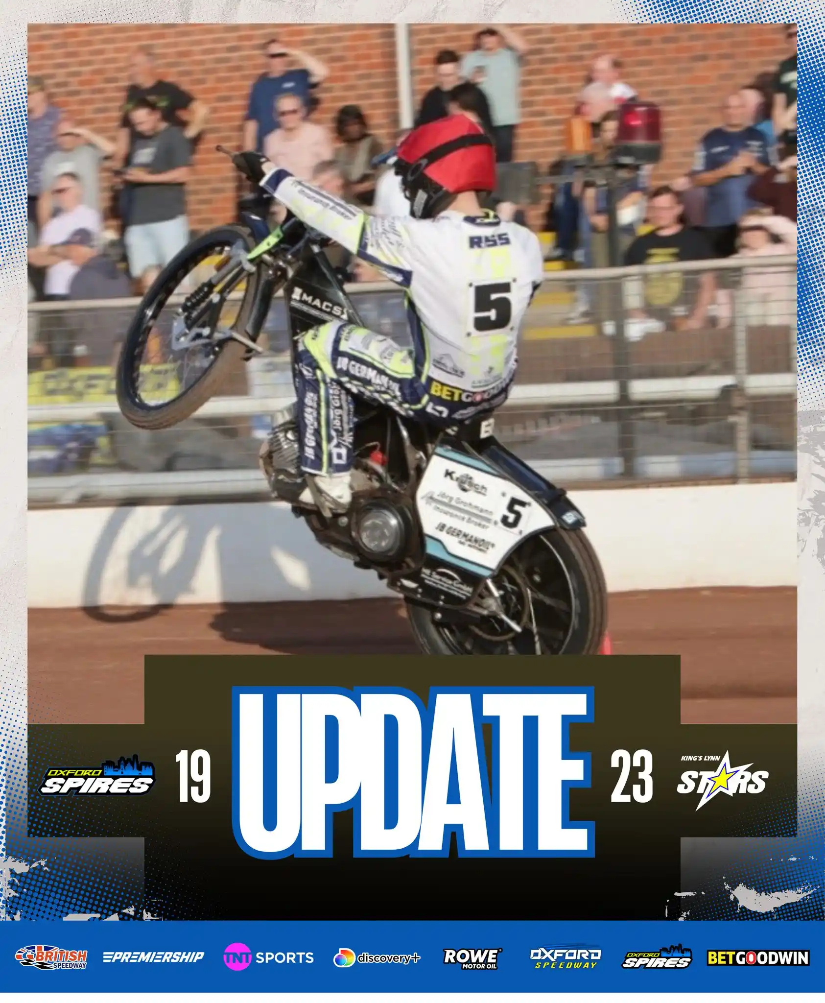 Image from Oxford Speedway: 𝗨𝗣𝗗𝗔𝗧𝗘 | After 7️⃣ heats <a class="text-blue-500 hover:underline...