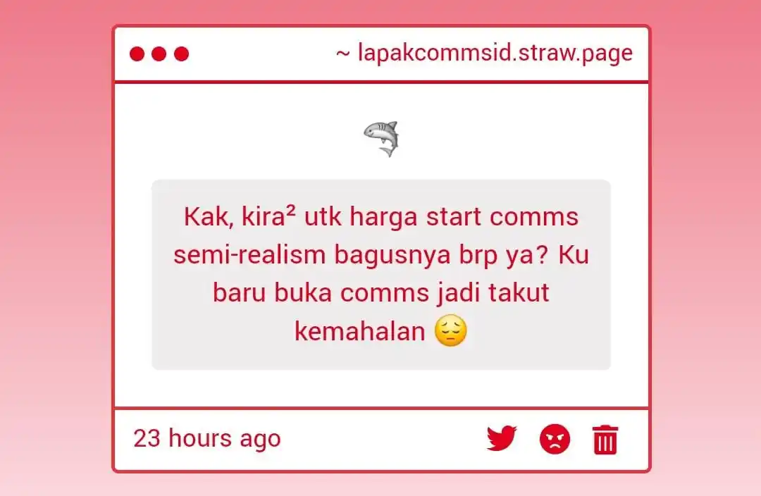 Image from LAPAK COMMS ID 🦭: Waduh, semi-realism untuk mimin pribadi kurtaw loo (゜-゜)(。_。) coba lia...