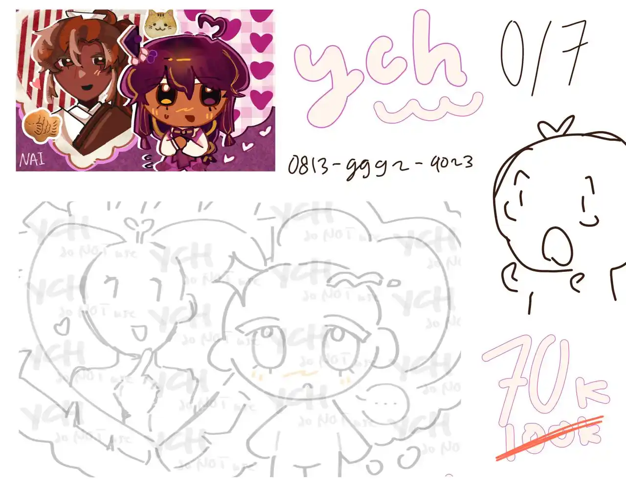 Image from LAPAK COMMS ID 🦭: ych commision xoxo! mau beli itabag~  Haihaii! guwajh open commision n...