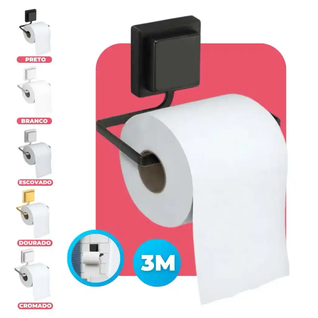 Image from Enxoval de Casa Nova 🛍️: *ACHADINHO DA SHÔ* 🧡 🛍️ Suporte Porta Papel Higiênico Higenico Banh...