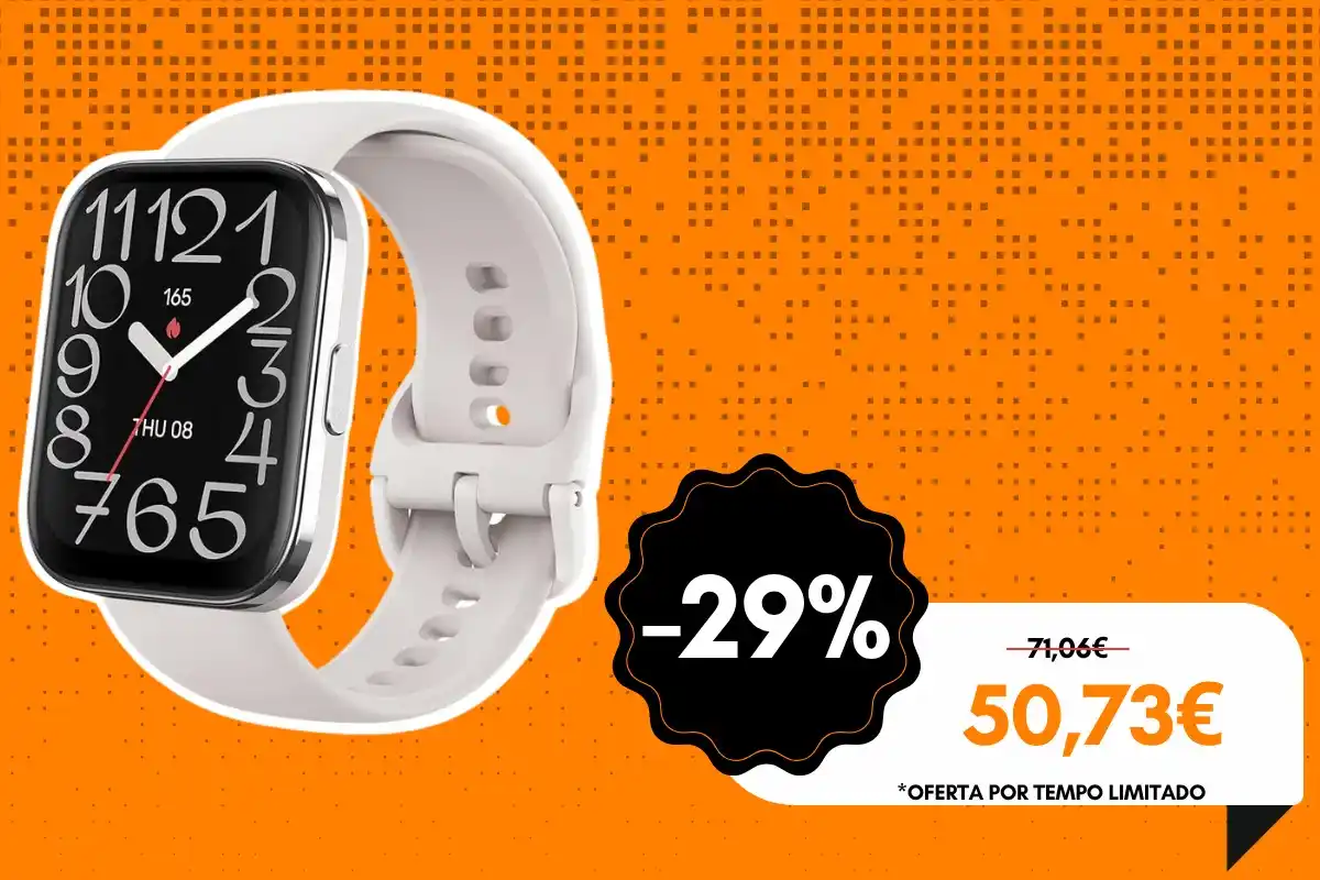 Image from 4gnews Promoções: ⌚ Amazfit Bip 5 Unity – Smartwatch com Chamadas Bluetooth e 120+ Modos...