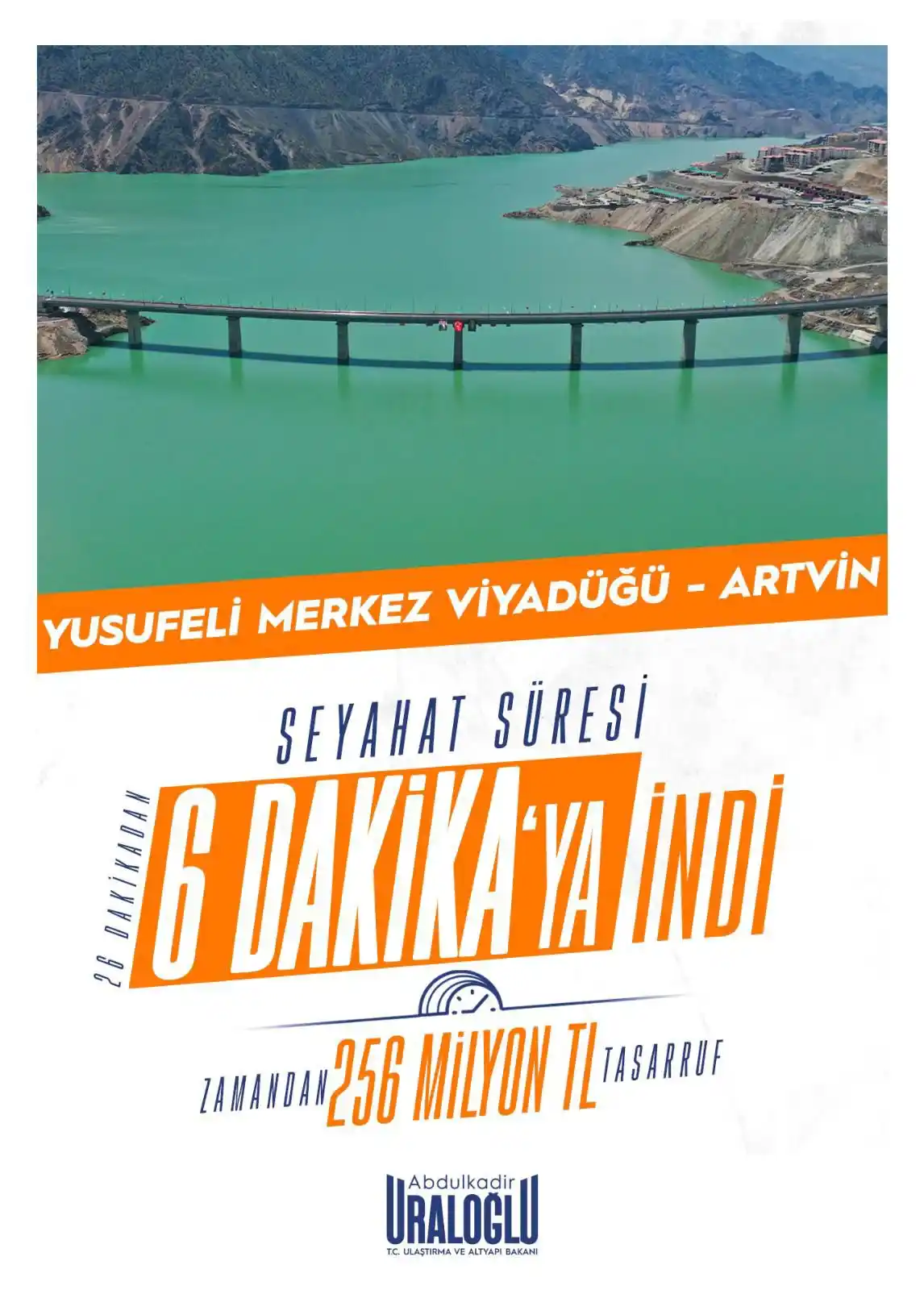 Image from Abdulkadir Uraloğlu: 📍Artvin 🌉 Yusufeli Merkez Viyadüğü 🛣️ Proje ile Yusufeli’nin ve çe...