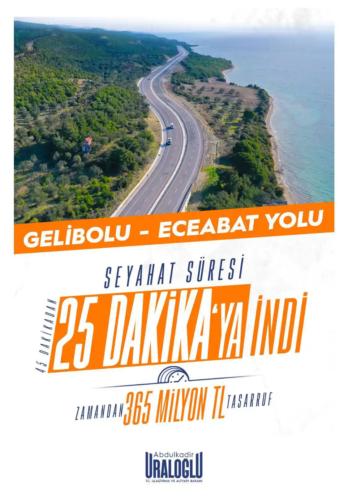 Image from Abdulkadir Uraloğlu: 📍Çanakkale 🛣️ Gelibolu-Eceabat Devlet Yolu ⬇️ Proje ile mevcut güze...