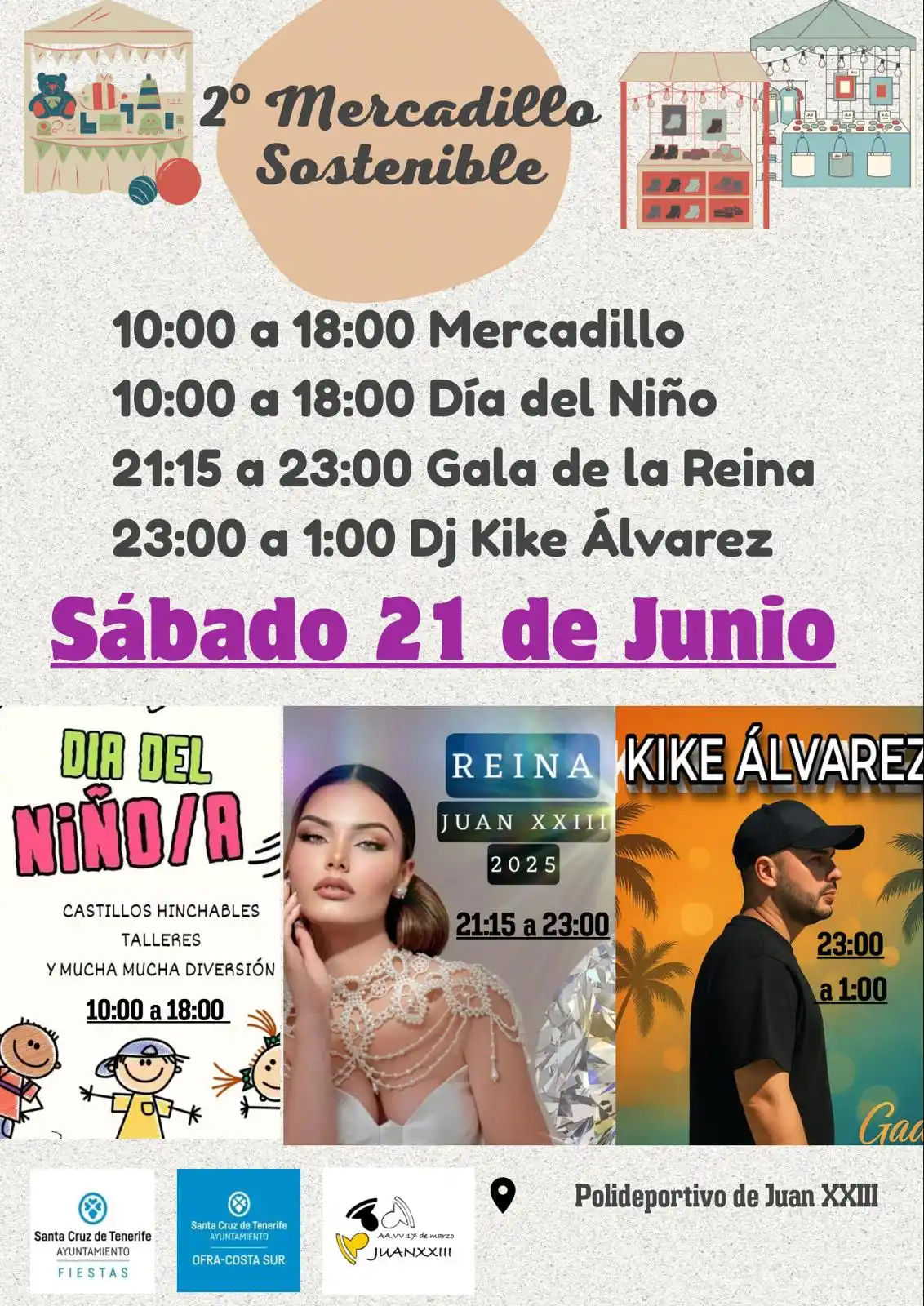 Image from Prensa - Ayuntamiento de Santa Cruz de Tenerife: 👉🏽 *El barrio de Juan XIII, en Ofra-Costa Sur, elige a las Reinas de...