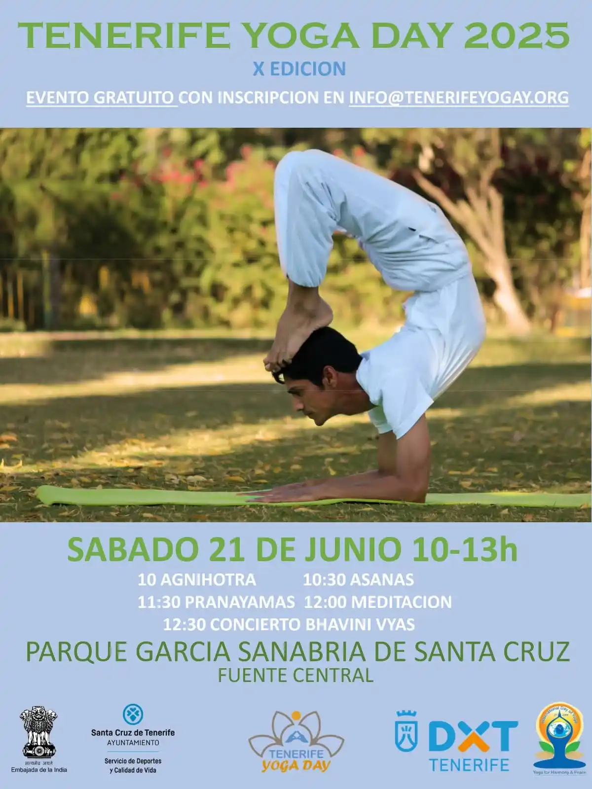 Image from Prensa - Ayuntamiento de Santa Cruz de Tenerife: 👉🏽 *El parque García Sanabria acoge este sábado la X edición del Ten...