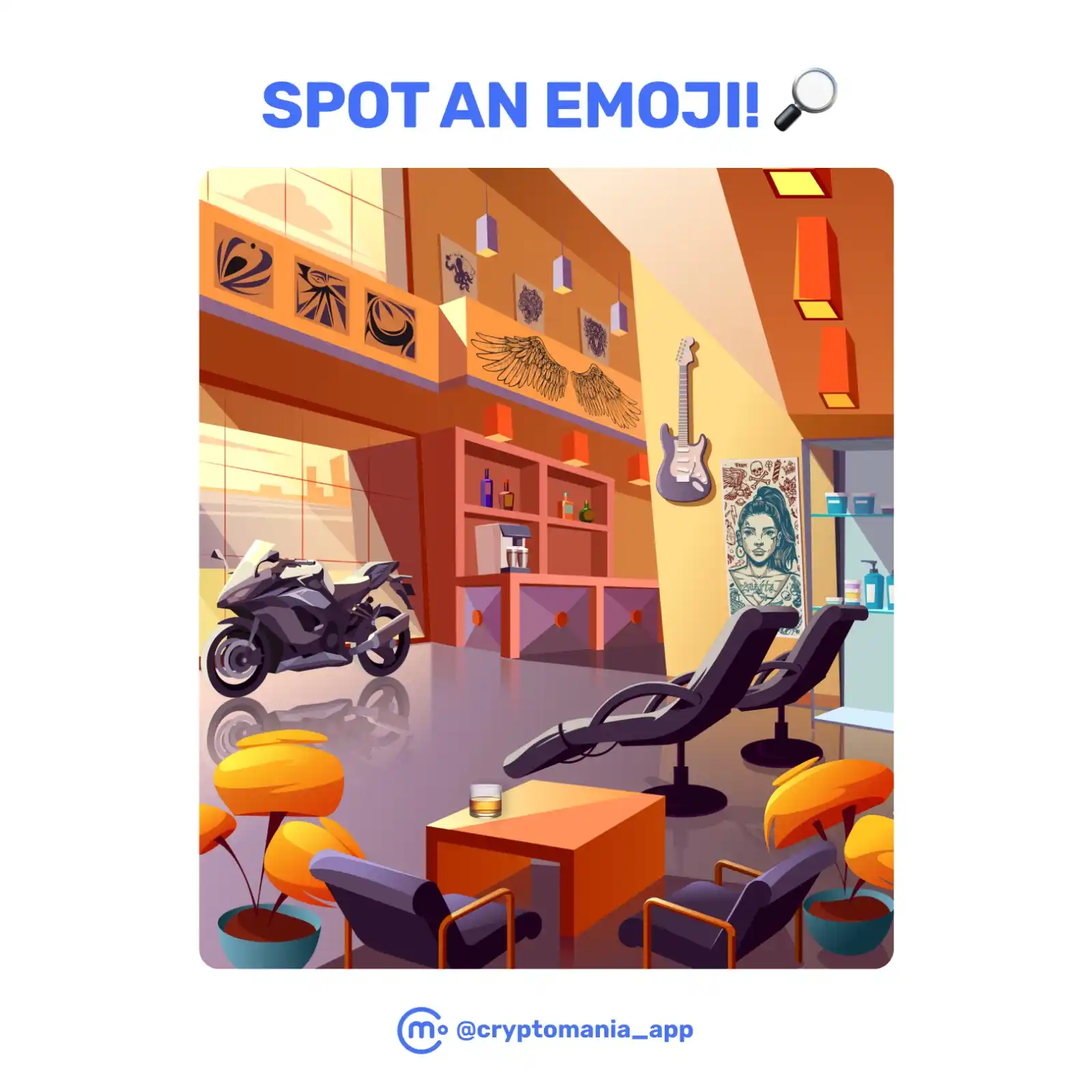 Image from Cryptomania Club: *🔍 Find Emoji, Spin the Wheel! 🔍*  Your prize is just a spin away…  ...