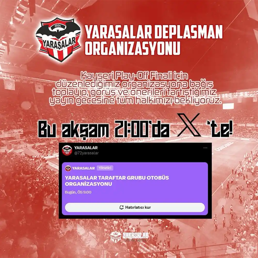 Yarasalar Duyuru post