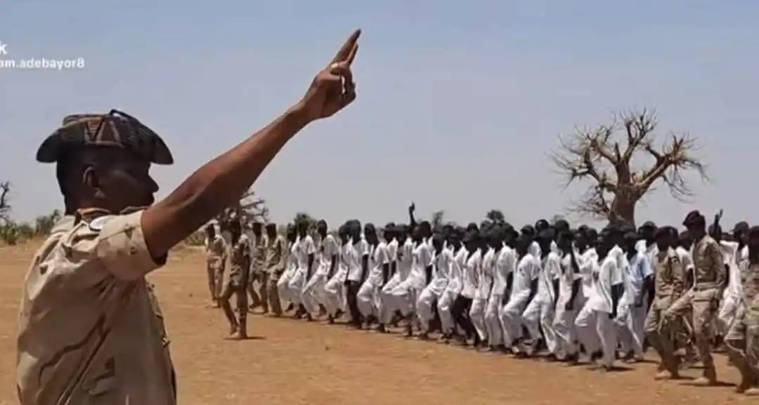 Image from السودان: قبل اشهر بداء المقدم المتمرد الهارب الجبان الذي يدعي عثمان جعفر بيلو...