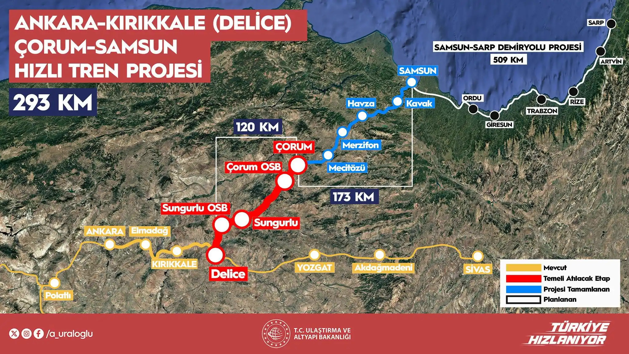 Image from Abdulkadir Uraloğlu: Kırıkkale, Çorum, Amasya, Samsun’un potansiyelini zirveye taşıyacak ve...