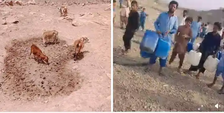 Image from د غورځنګ میډیا✌️PTM Updates): کوہ سلیمان ماحولیاتی لپیٹ میں! پنجاب میں واقع علاقہ  شدید خشک سالی "آف...