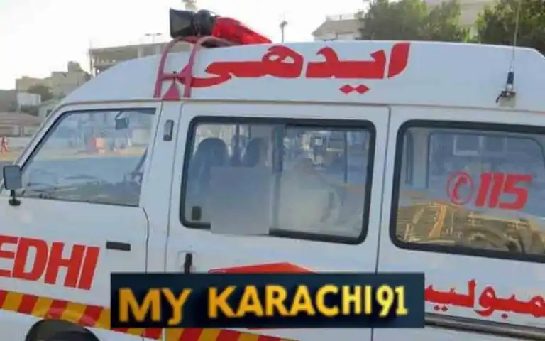 Image from 𝕄𝕪 𝕂𝕒𝕣𝕒𝕔𝕙𝕚 𝟡𝟙 ℕ𝕖𝕨𝕤 🖋: *کراچی کے علاقے راشد منہاس روڈ کے قریب تیز رفتاری سے آنے والا ڈمپر بے ...