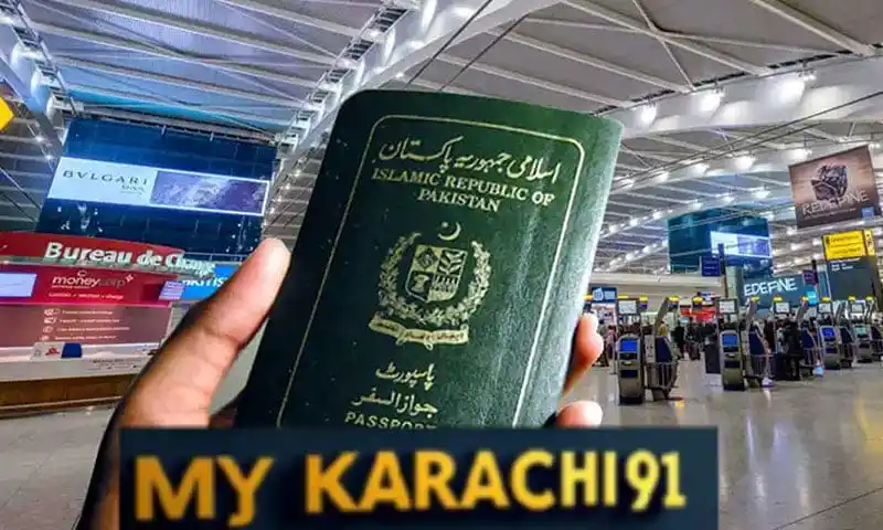 Image from 𝕄𝕪 𝕂𝕒𝕣𝕒𝕔𝕙𝕚 𝟡𝟙 ℕ𝕖𝕨𝕤 🖋: *کیا بجٹ 26-2025 کے بعد پاسپورٹ کی فیسوں میں اضافہ ہورہا ہے؟*  26-2025...