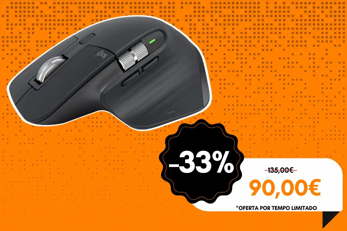 Image from 4gnews Promoções: 🖱️ Logitech MX Master 3S – Rato Sem Fios Profissional com Cliques Sil...