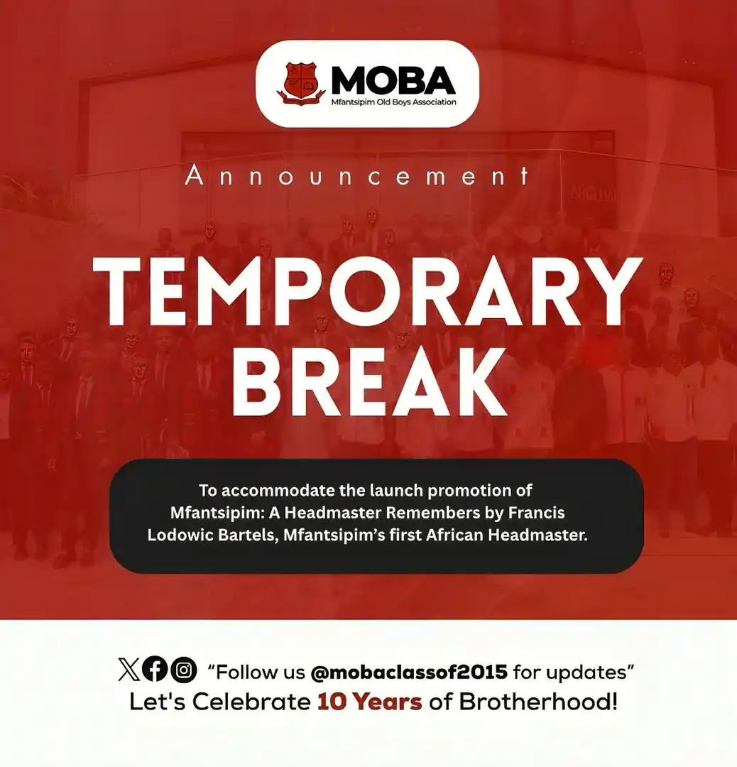 Image from Mfantsipim Old Boys Association: MOBA 2015 INAUGURATION 🔴⚫️  Promo Break  We’re taking a brief pause t...
