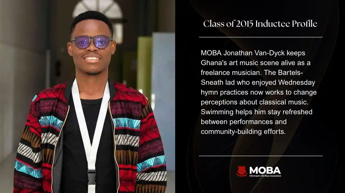 Image from Mfantsipim Old Boys Association: MOBA 2015 INDUCTION 🔴⚫️  From Mfantsipim to MOBA  On 26th July 2025, ...