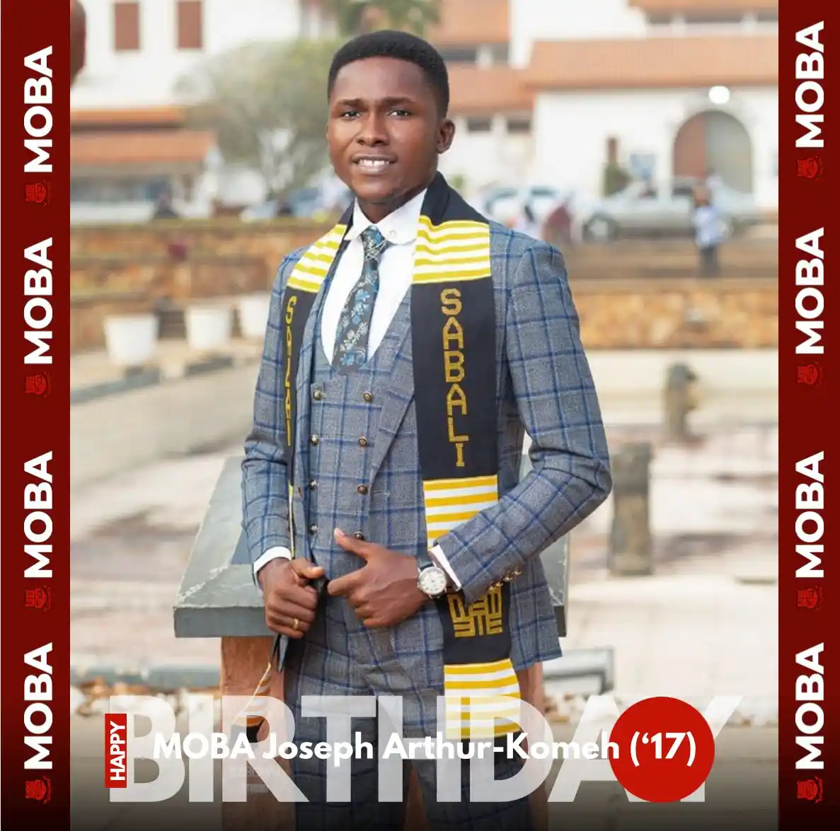 Image from Mfantsipim Old Boys Association: MOBA BIRTHDAYS 🔴⚫️ Happy Birthday MOBA Joseph Arthur-Komeh of the MO...