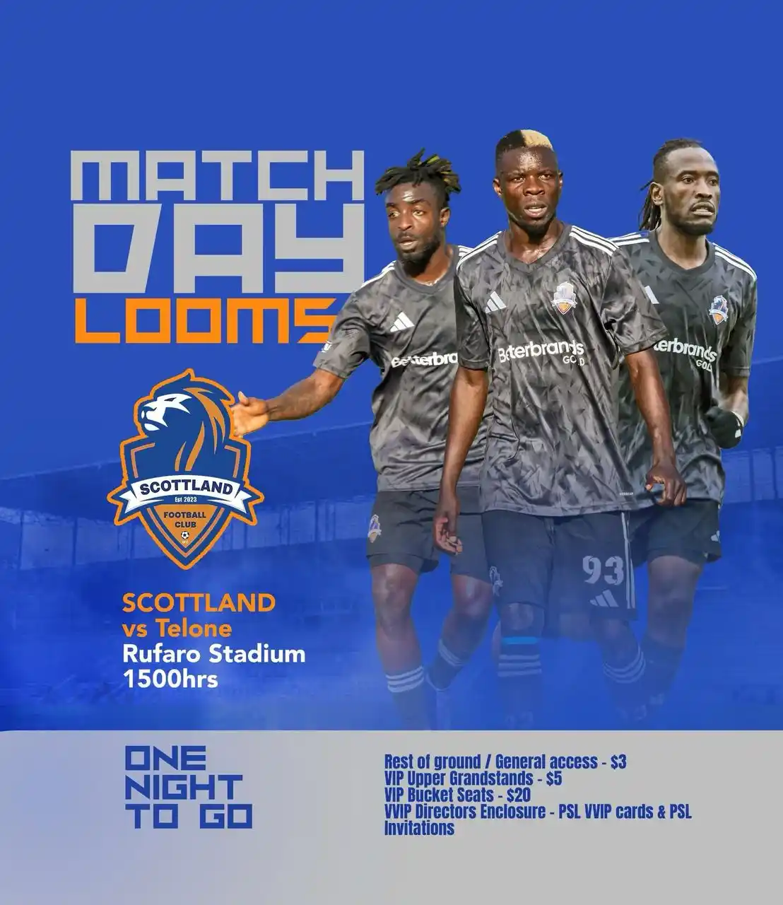 Image from Scottland Official CHANNEL: ONE MORE NIGHT📍 We conclude the first half of the season against Tel...