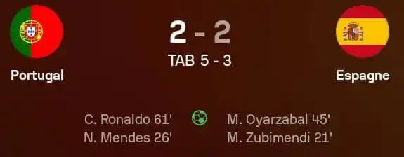 Image from A.M.D FLASH INFOS PLUS 🎤🎥📸: ⚽👉🏆 Pòtigal bat Espay sou penalite epi vin chanpyon Nations League 2...