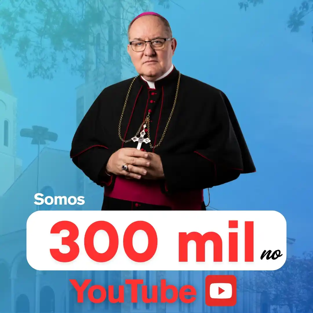 Image from Dom Adair José Guimarães: Que Deus abençoe a todos que me acompanham e me seguem em meu Canal do...