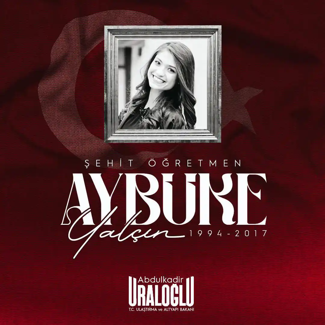 Image from Abdulkadir Uraloğlu: Şenay Aybüke Yalçın… “Öğretmen oldum ben” diye sevinerek vatanına hiz...