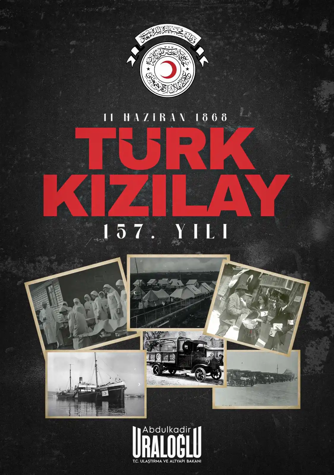 Image from Abdulkadir Uraloğlu: Türk Kızılay'ı; 157 senedir iyiliğin, sevginin, şefkatin ve yardımseve...