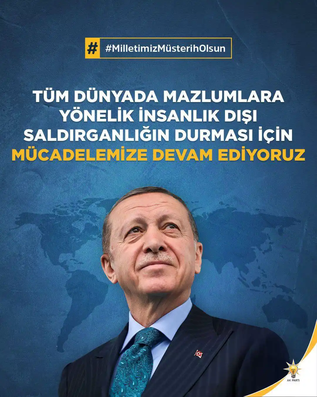 Image from Abdulkadir Uraloğlu: Türkiye, tarih boyunca mazlumun yanında, adaletsizliğin karşısında olm...