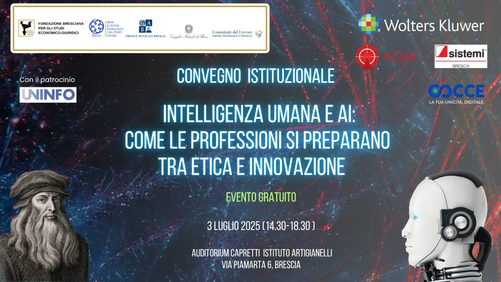 Image from Fondazione Bresciana per gli studi Economico - Giuridici: 🎤 *Una voce autorevole a guidare il dialogo tra AI ed etica professio...