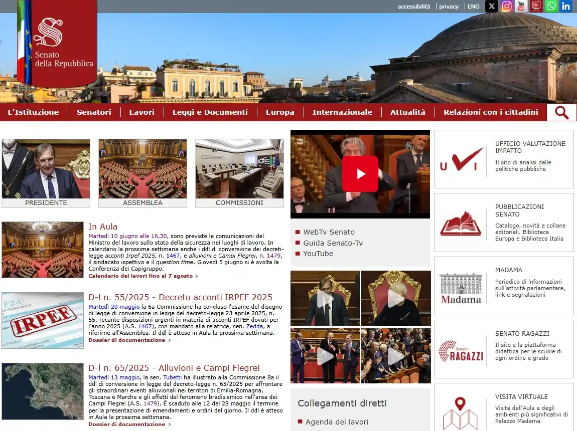 Senato della Repubblica post