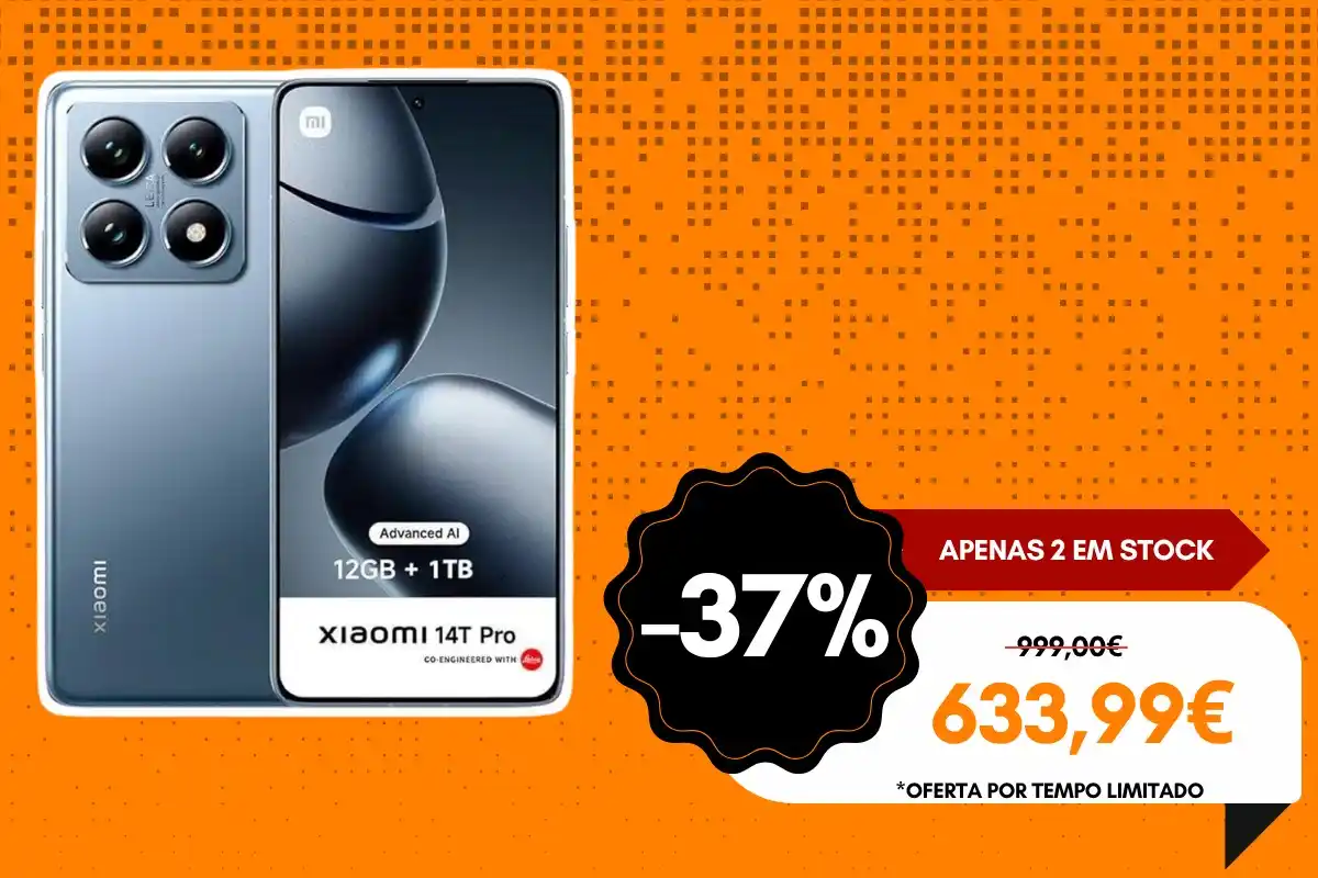 Image from 4gnews Promoções: 📱 Xiaomi 14T Pro – Smartphone 12 GB + 1 TB com Lentes Leica 💰 *633,9...