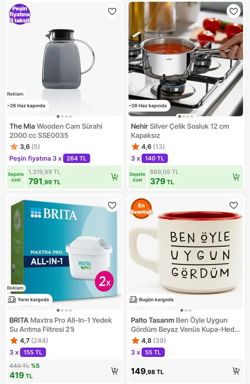 Image from İndirim Bülteni: 🔥YAKALA500 koduyla yemek ve kahvaltı takımlarında 1500 TL ve üzeri al...