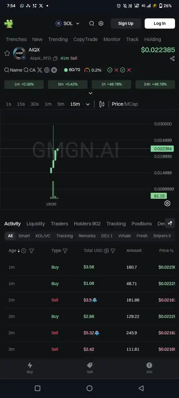 Image from Crypto Airdrop Hunter 🤑: 🚨 AIQX IS LIVE! 🚨 Trading now on DEX — powered by Solana ⚡  🔥 10M S...
