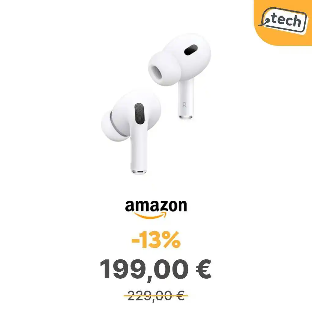 Image from offerte.club: *Apple AirPods Pro (2ª generazione) con custodia MagSafe (USB‑C) ​​​​​...