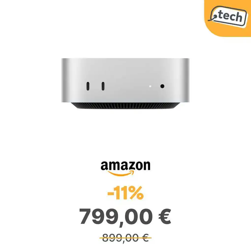 Image from offerte.club: *Apple Mac mini Computer desktop con chip M4, 16 GB, 512 GB SSD*  👉 h...