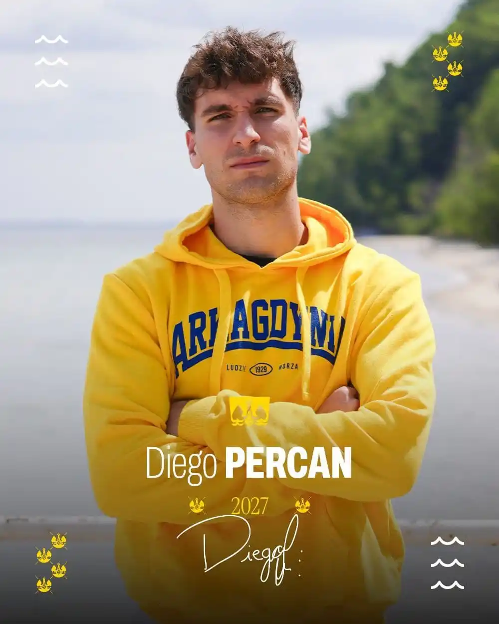 Image from Barca Stuff Indonesia: Barça Atlètic → Arka Gdynia Striker Barça Atlètic, Diego Percan resm...