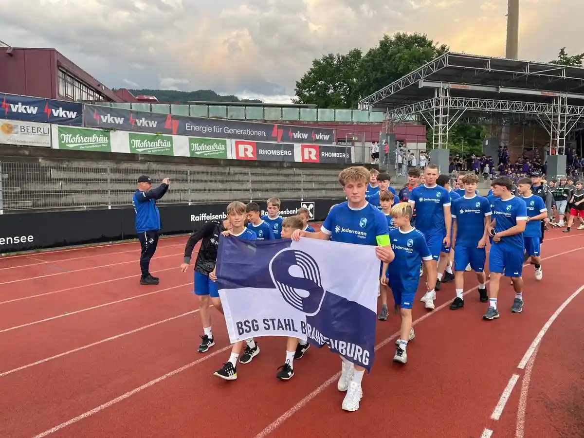 Image from BSG Stahl Brandenburg e. V.: 🔊BSG-Nachwuchs überzeugt beim Bodenseepokal 2025! ⚽  Mit Traditionen ...