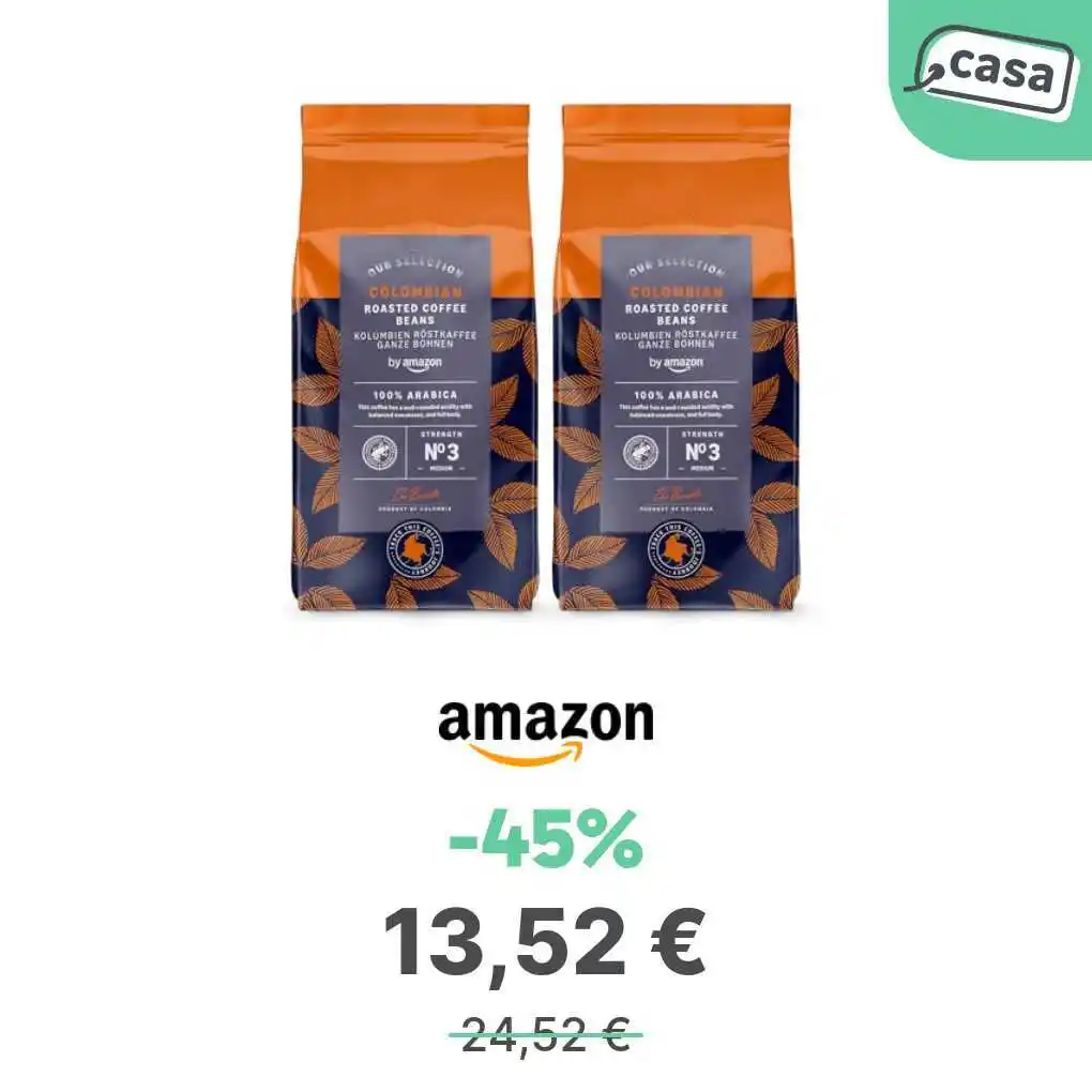 Image from offerte.club: *Chicco caffè colombiani, tostatura media, 1Kg - Rainforest Alliance* ...