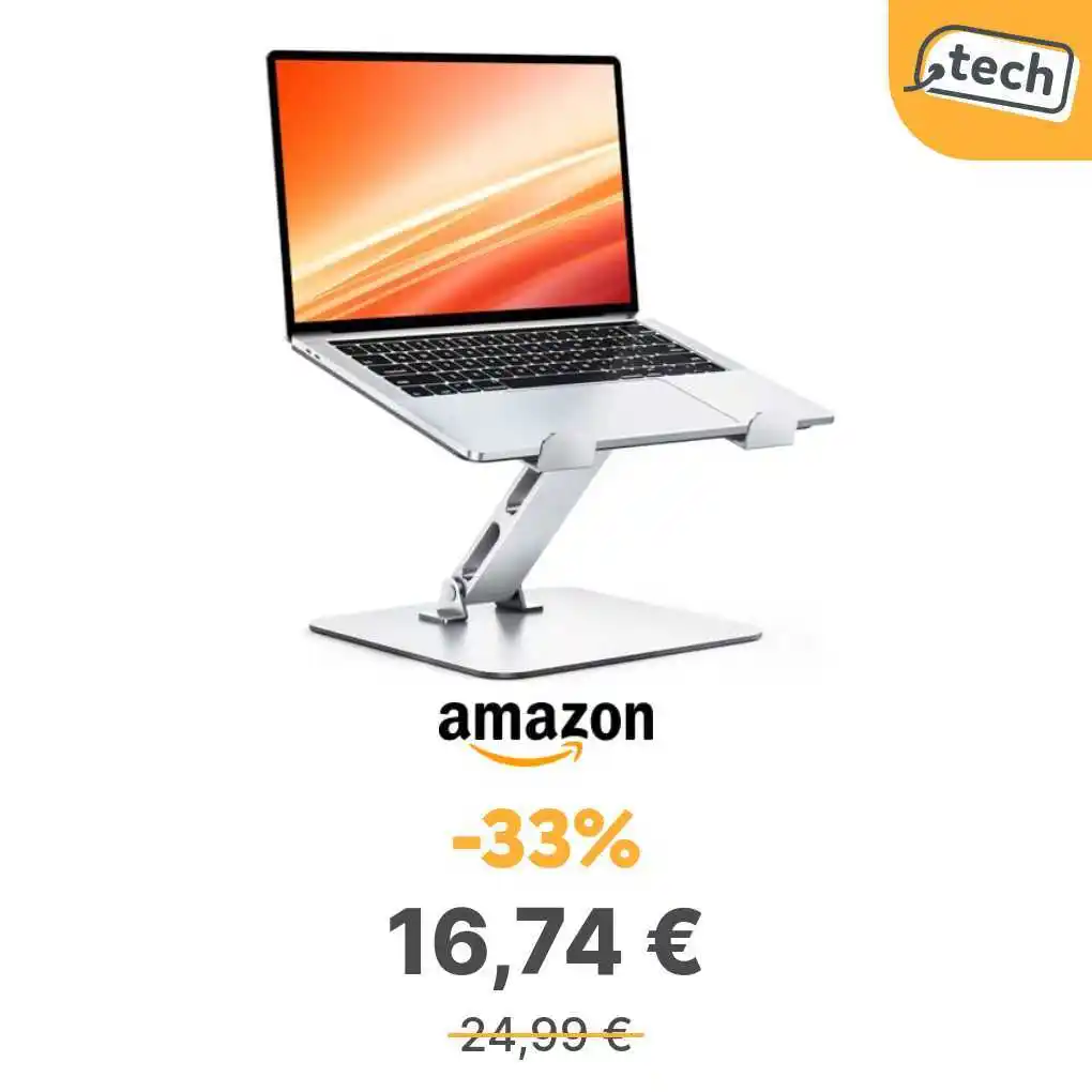 Image from offerte.club: *CIRYCASE Supporto PC Portatile Ergonomico, Altezza Regolabile Laptop ...