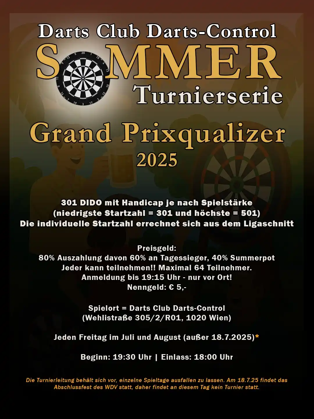 Image from Darts Club Darts-Control 🎯: 🎯 Darts-Control präsentiert: Grand Prixqualizer 2025! ☀️ Die perfekte...