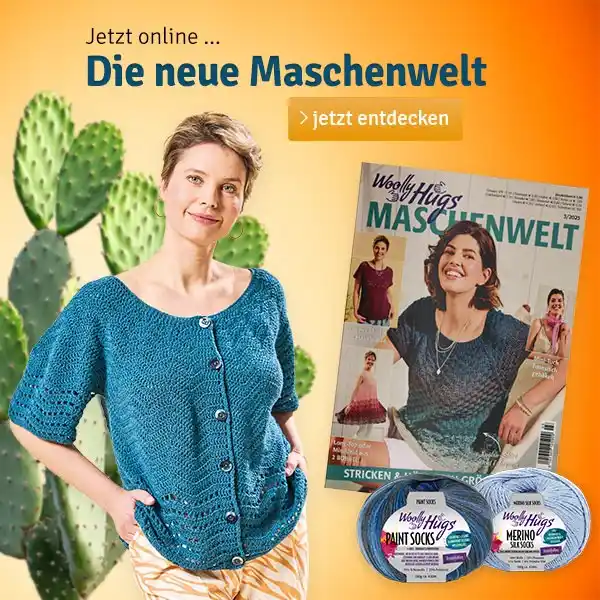 Image from Fischer Wolle: Die neuen Maschenwelt-Modelle versprühen sommerliche gute Laune in jed...