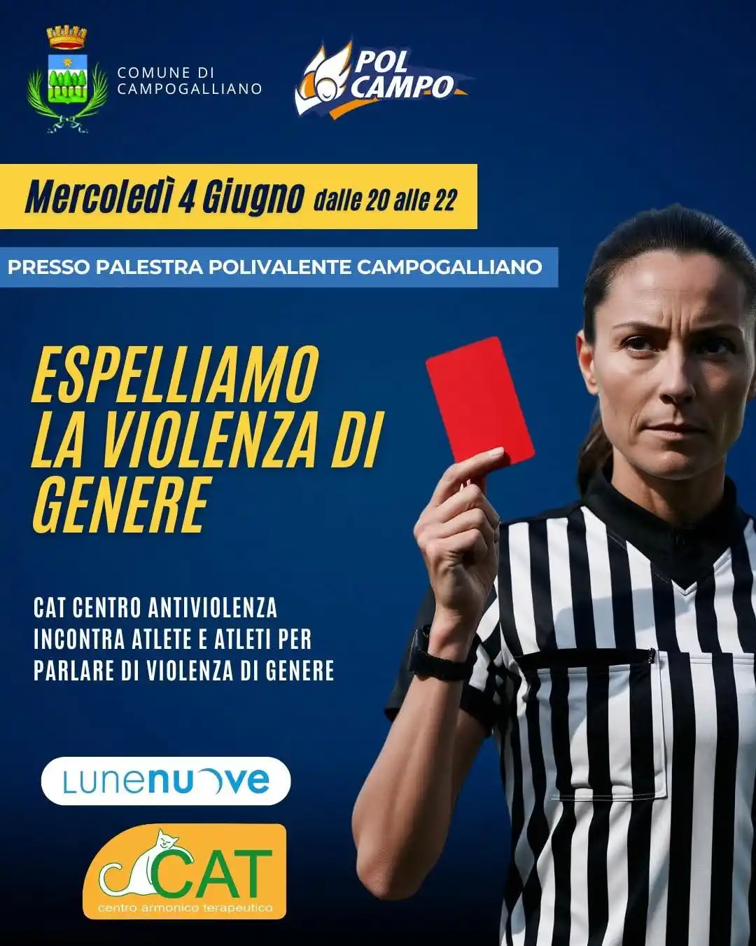 Image from Comune di Campogalliano: ESPELLIAMO LA VIOLENZA DI GENERE Il Comune di Campogalliano continua i...