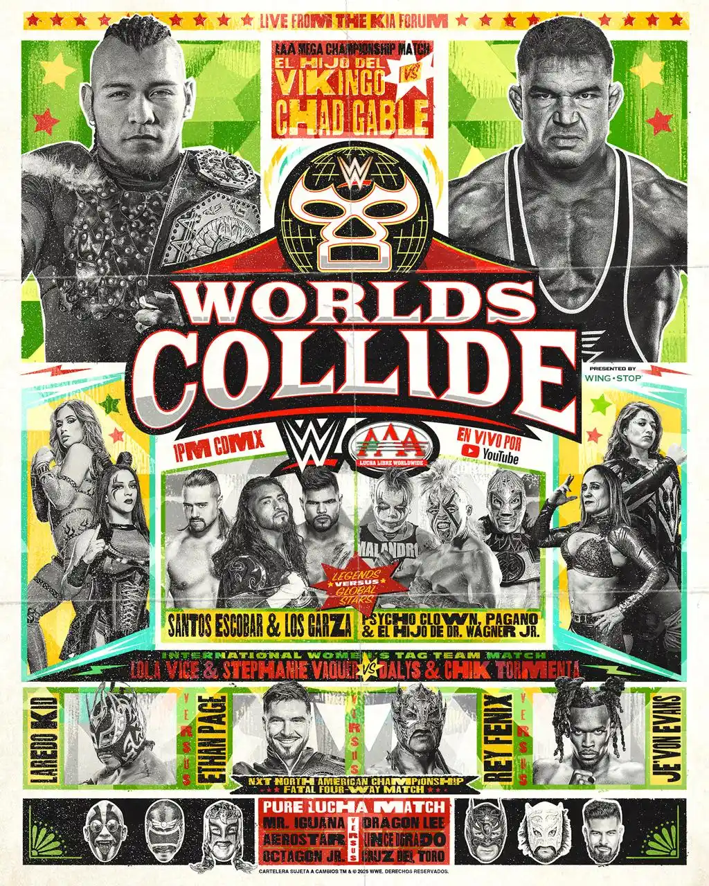 Image from WWE Español : ¡Estamos a solo 30 minutos de <a class="text-blue-500 hover:underline ...