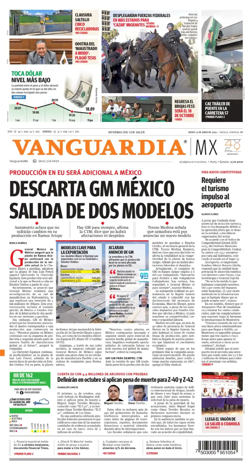 Vanguardia Mx post
