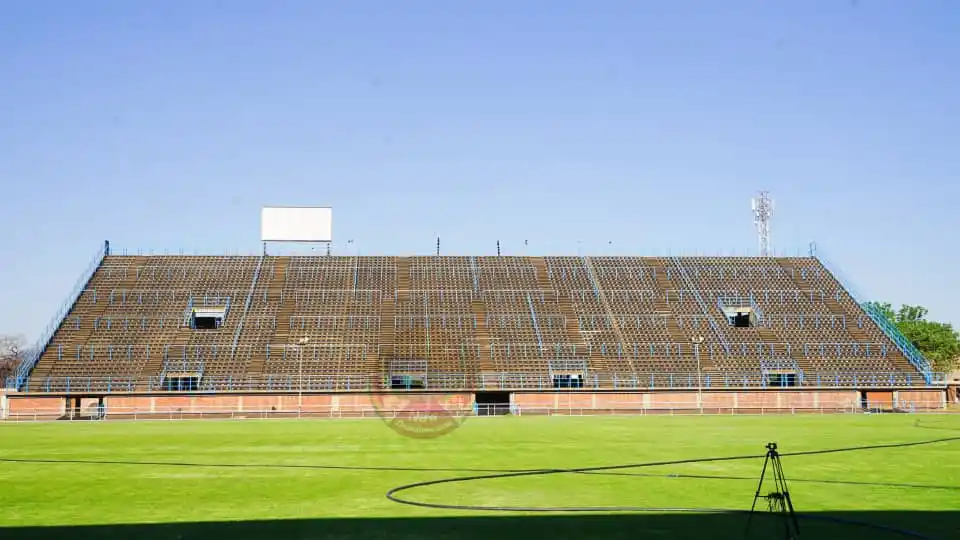 Image from The Voice Online News: *Harare Mayor Mafume fears temporary ban on Rufaro Stadium as facility...