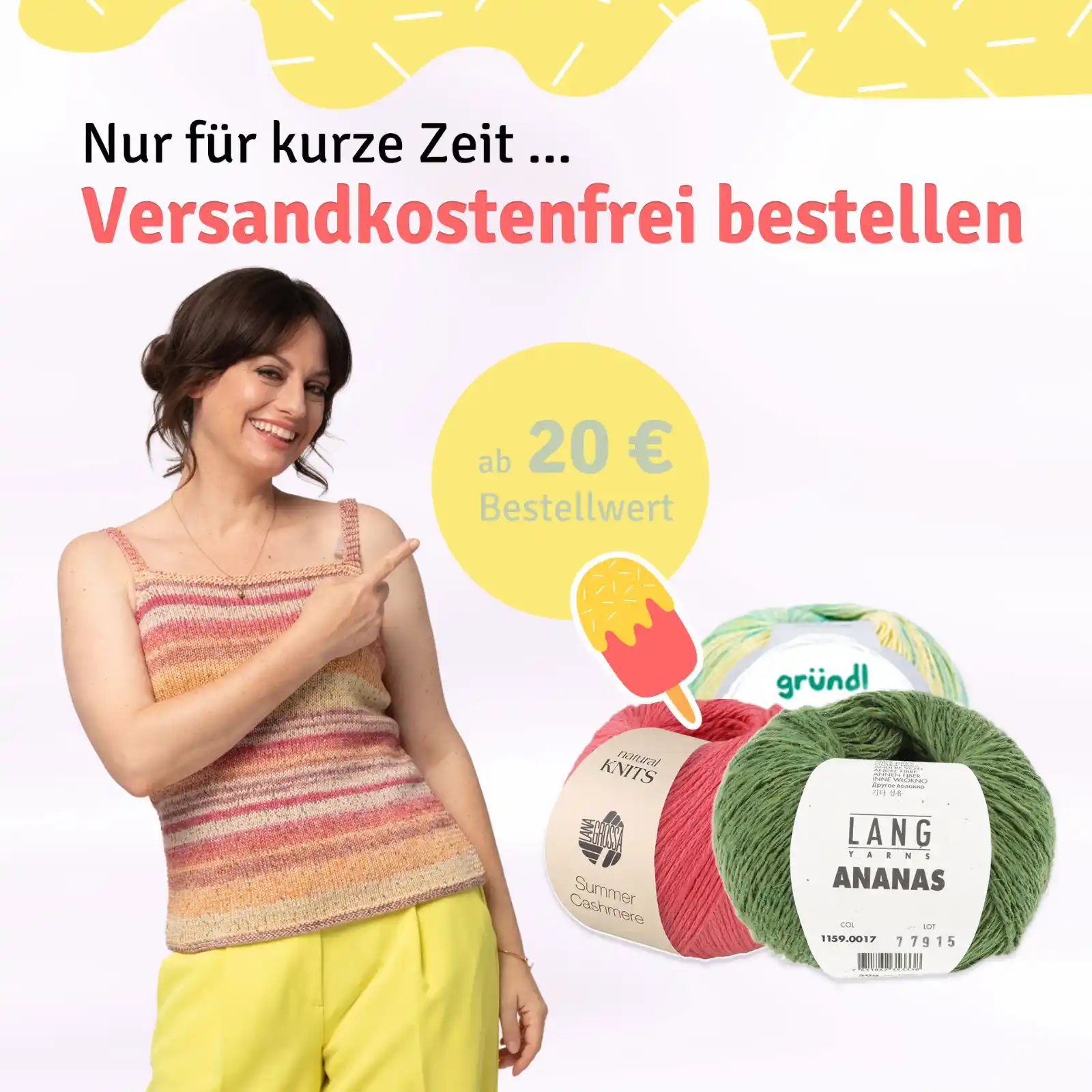 Image from Fischer Wolle: Jetzt ist der perfekte Moment, um Ihre nächsten Strickprojekte zu plan...